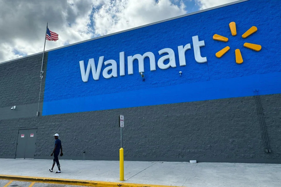 Walmart stock slides after issuing 'measured' sales outlook despite bumper holiday quarter